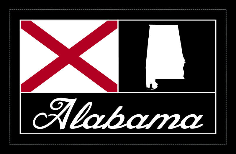 Alabama Woven Patch Black/Black Richardson 112 Snapback Trucker Hat- Lost Wando Outfitters