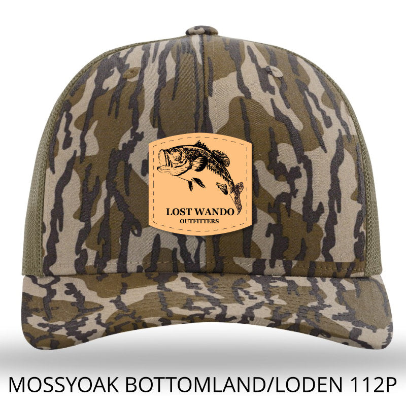 Bass Leather Patch Mossy Oak Bottomland-Loden Lost Wando Outfitters - Richardson 112P - Lost Wando Outfitters