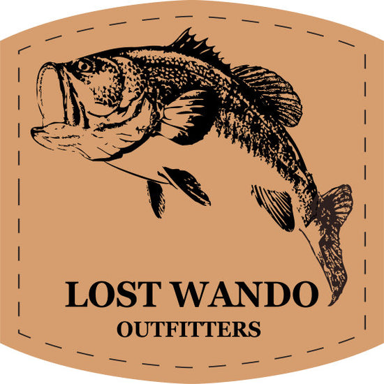 Bass Leather Patch Hat Royal-White-Heather Grey Lost Wando Outfitters - Richardson 112 - Lost Wando Outfitters