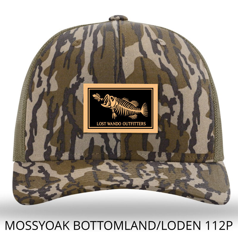 Bone Fish Leather Patch Richardson 112P Mossy Oak Bottomland-Loden Lost Wando Outfitters - Lost Wando Outfitters