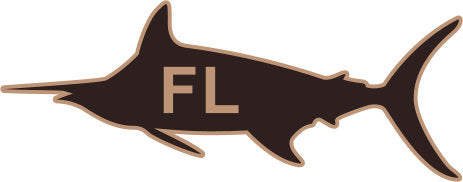 Florida Marlin Leather Patch Hat - Heather Grey-Black Richardson 112 - Lost Wando Outfitters