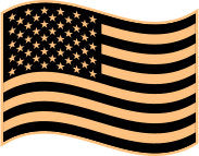 American Flag - Leather patch hat - Navy-White Lost Wando Outfitters Richardson 112 - Lost Wando Outfitters