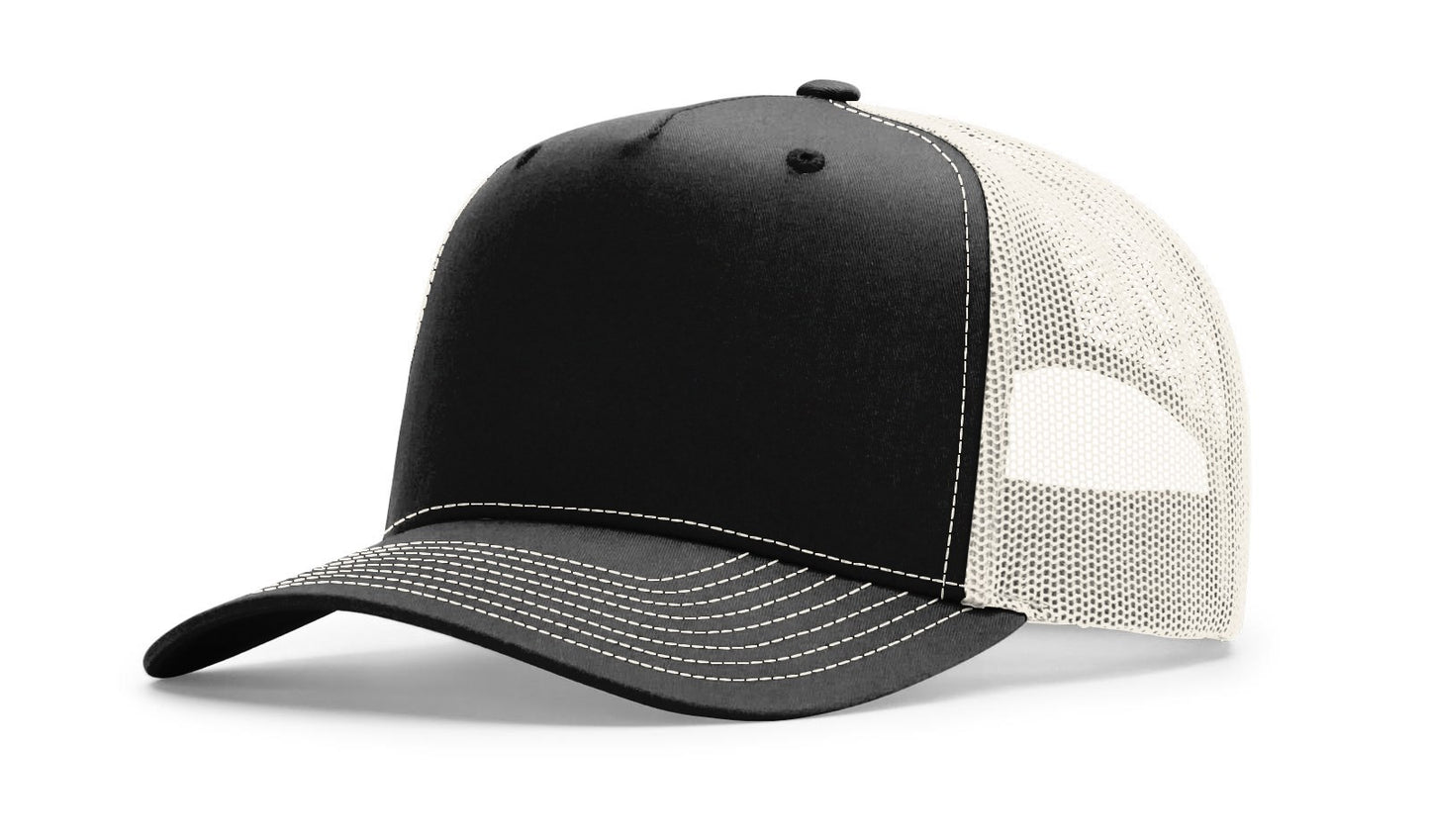 USA Marlin Woven -Color Patch Black-Birch Richardson 112FPC Hi Pro Champ Hat Lost Wando Outfitters