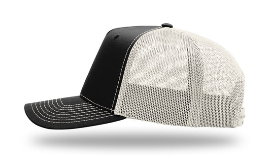 USA Marlin Woven -Color Patch Black-Birch Richardson 112FPC Hi Pro Champ Hat Lost Wando Outfitters