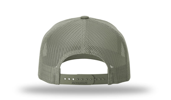 Pointer (GSP) Leather Patch Loden/Loden Rope Richardson 112FPR Snapback Trucker Hat Lost Wando Outfitters
