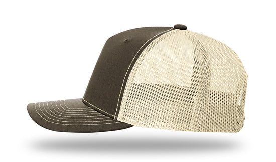 Treeing Walker Woven Patch Chocolate Chip-Birch Richardson 112FP Snapback Trucker Hat Lost Wando Outfitters