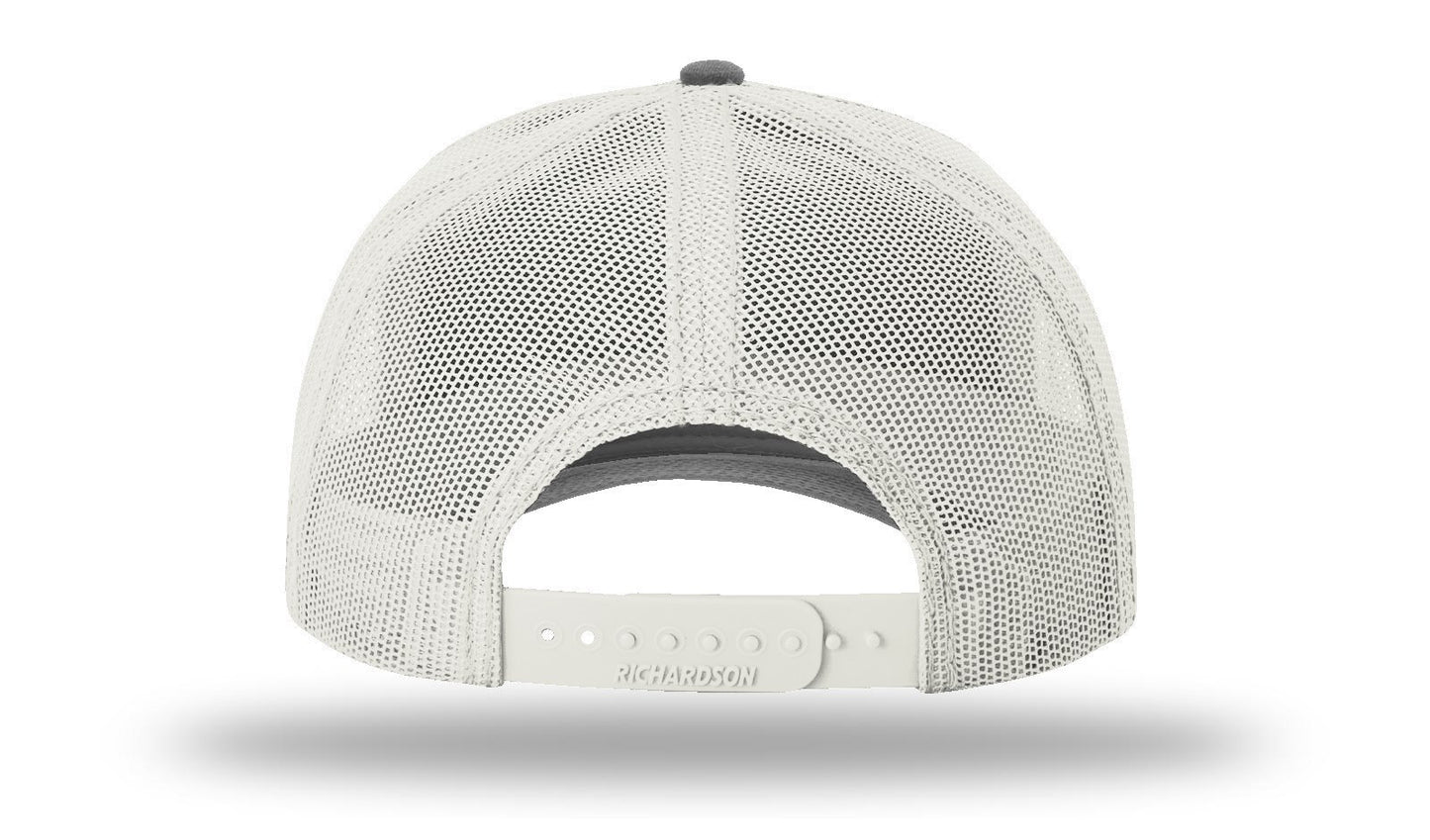 Mallard -Color Sublimated Patch -Rhino/Light Grey Richardson 112WH Waxed Hawthorne Rugged Snap Back Trucker Hat Lost Wando Outfitters