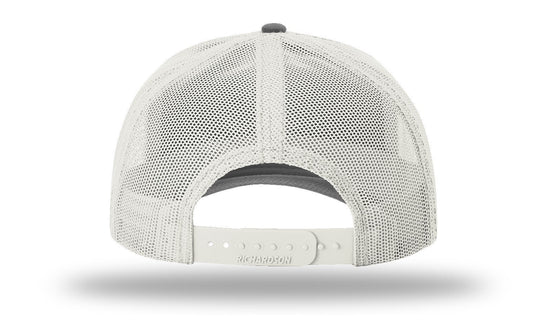 Mallard -Color Sublimated Patch -Rhino/Light Grey Richardson 112WH Waxed Hawthorne Rugged Snap Back Trucker Hat Lost Wando Outfitters