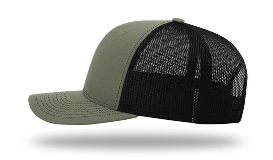 Marsh Lab Leather Patch Loden-Black Richardson 112 Snapback Trucker Hat Lost Wando Outfitters