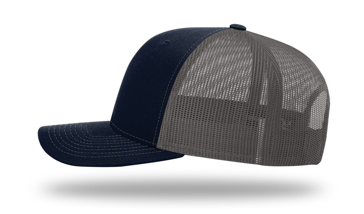 Marlin Woven Patch Navy-Charcoal Richardson Sports 112 Trucker Snapback Lost Wando Outfitters