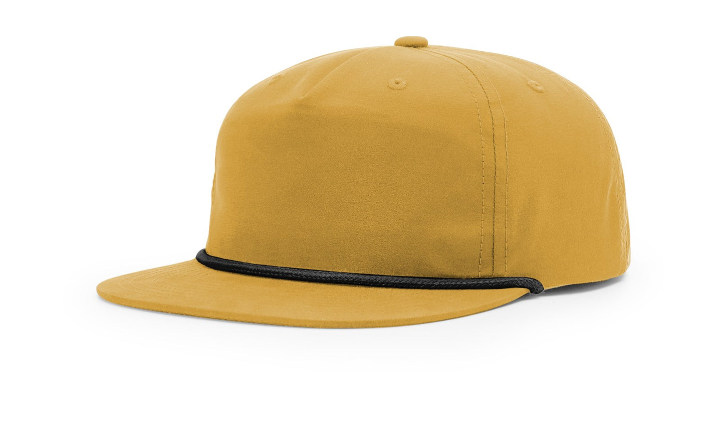 Buck Leather Patch -Biscuit with Black Rope 256 Umpqua Flat Bill Richardson Hat Lost Wando Outfitters