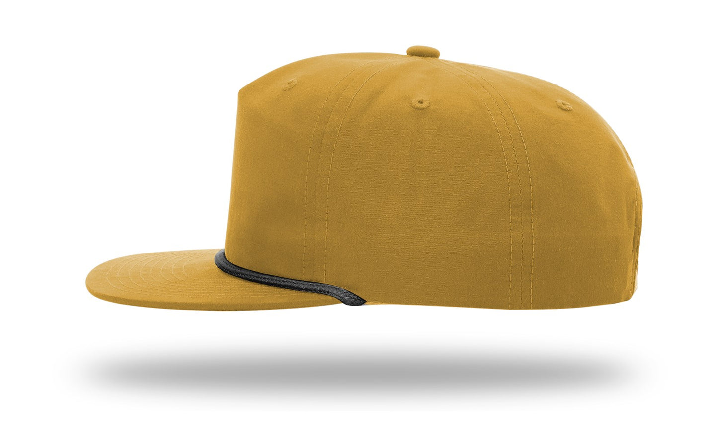 Buck Leather Patch -Biscuit with Black Rope 256 Umpqua Flat Bill Richardson Hat Lost Wando Outfitters