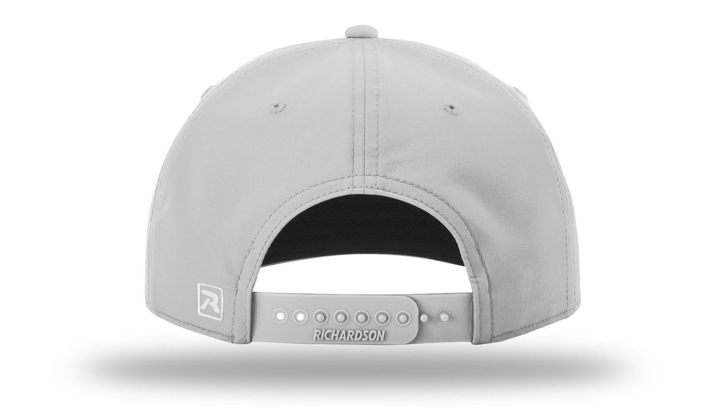 Tuna Woven Patch -Light Grey with White Rope Richardson 258R Trucker Snap-Back Hat Lost Wando Outfitters