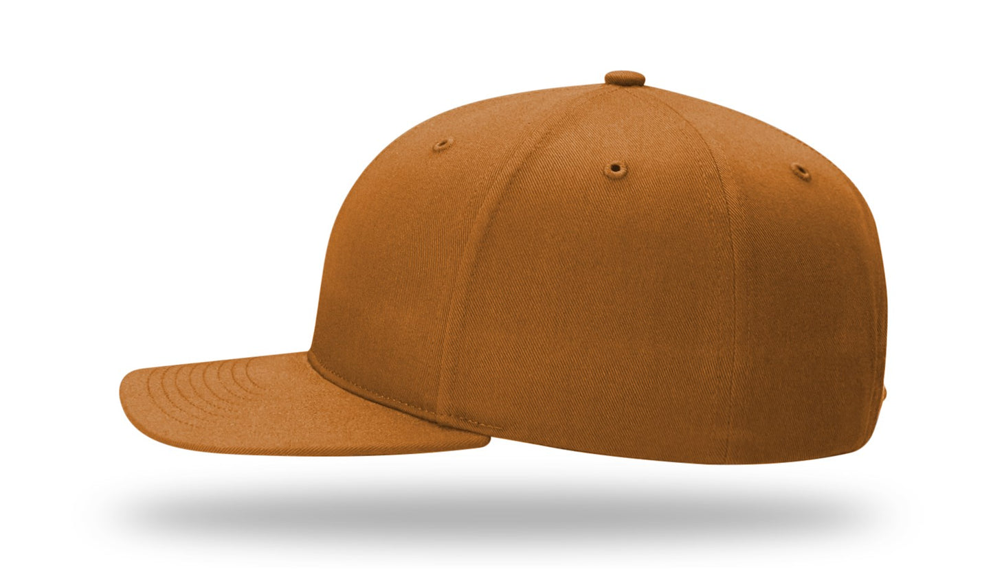 Pointer (GSP) Leather Patch Caramel-Caramel Richardson 312 Solid Twill Snapback Trucker Hat Lost Wando Outfitters