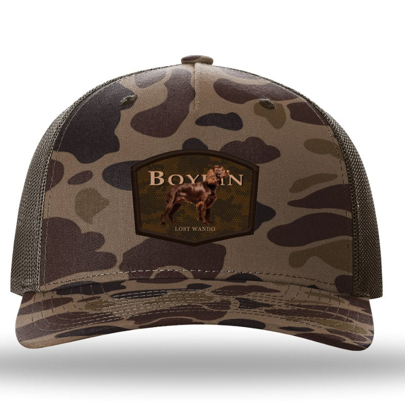 Boykin Color Patch Bark Duck Camo/Brown Richardson 112PFP Duck Camo Snapback Trucker Hat Lost Wando Outfitters - Lost Wando Outfitters