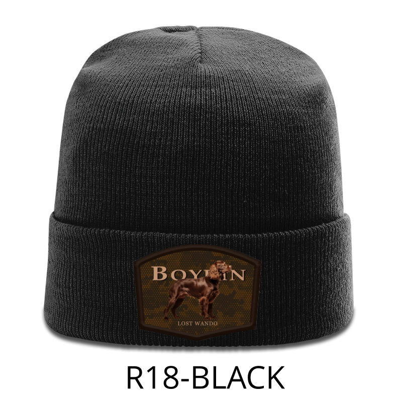 Boykin Color Patch Beanie Black Richardson R18 Acrylic Yarn Beanie Lost Wando Outfitters - Lost Wando Outfitters