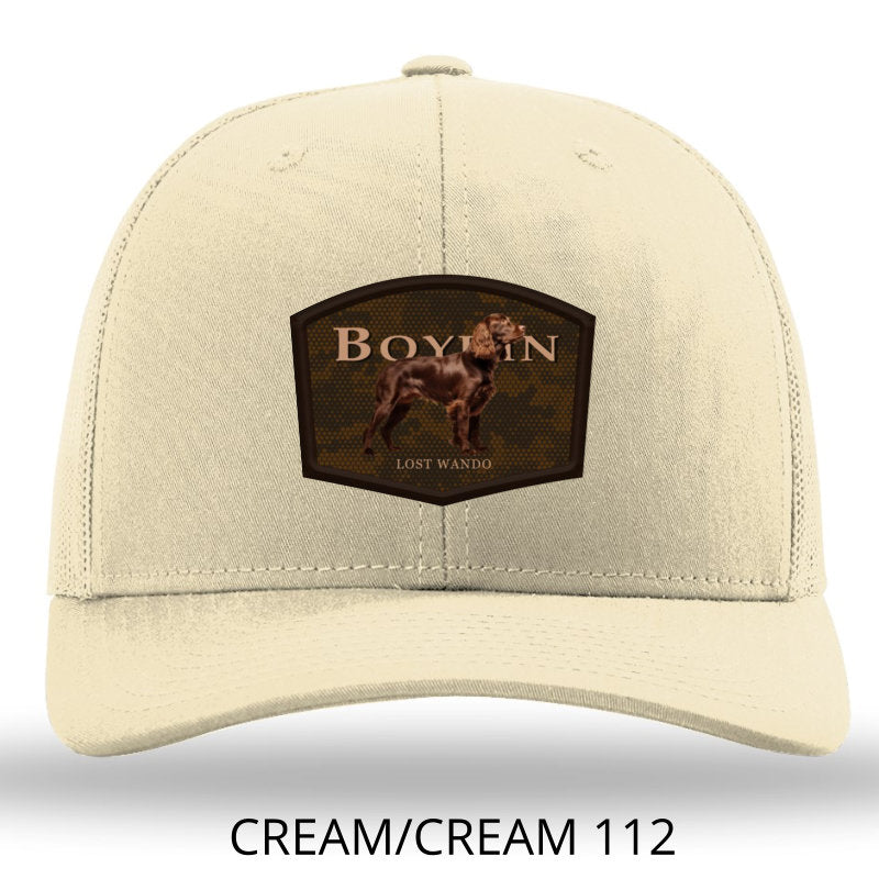 Boykin Color Patch Cream/Cream Richardson 112 Snapback Trucker Hat Lost Wando Outfitters - Lost Wando Outfitters