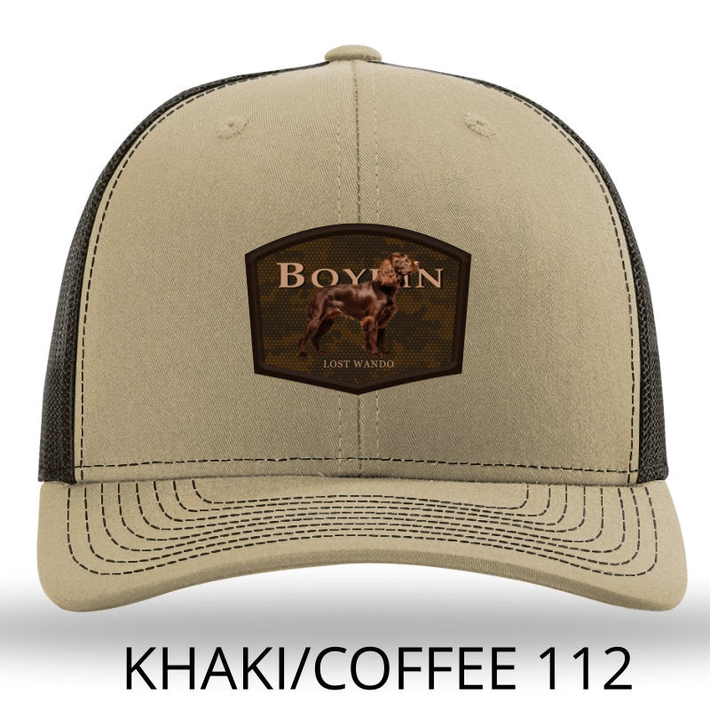 Boykin Color Patch Khaki/Brown Richardson 112 Snapback Trucker Hat Lost Wando Outfitters