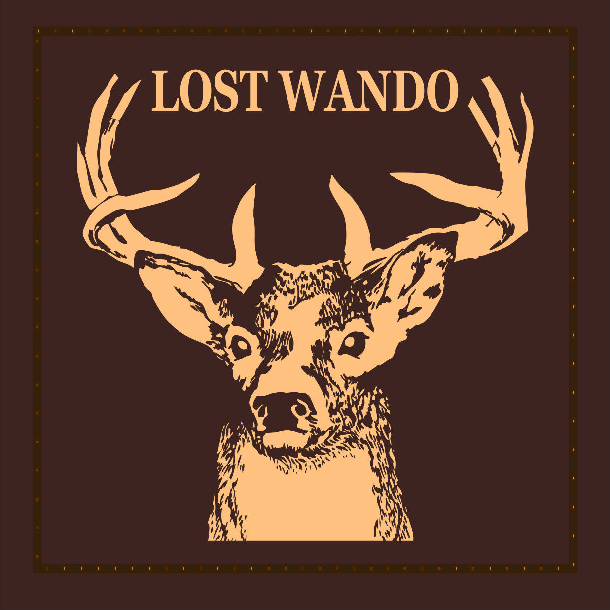 Buck Charcoal-Black Leather Patch Richardson 112 Trucker Snap-Back hat Lost Wando Outfitters - Lost Wando Outfitters