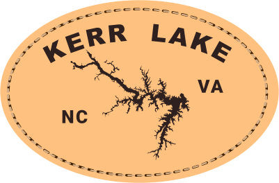 Kerr Lake NC VA Leather Patch - Aruba Blue-Birch Richardson 115 Lost Wando Outfitters
