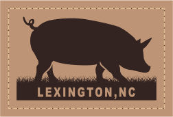 NC Lexington Pig Leather Patch - Charcoal-Black Richardson 112 Lost Wando Outfitters