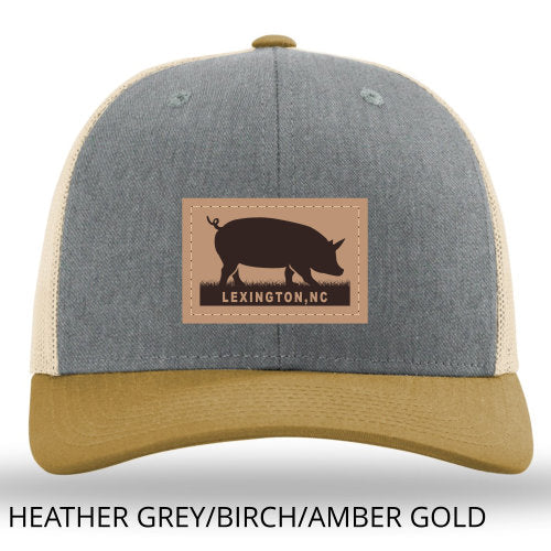 NC Lexington Pig Leather Patch - Heather Grey-Birch-Amber Gold Richardson 112 Lost Wando Outfitters