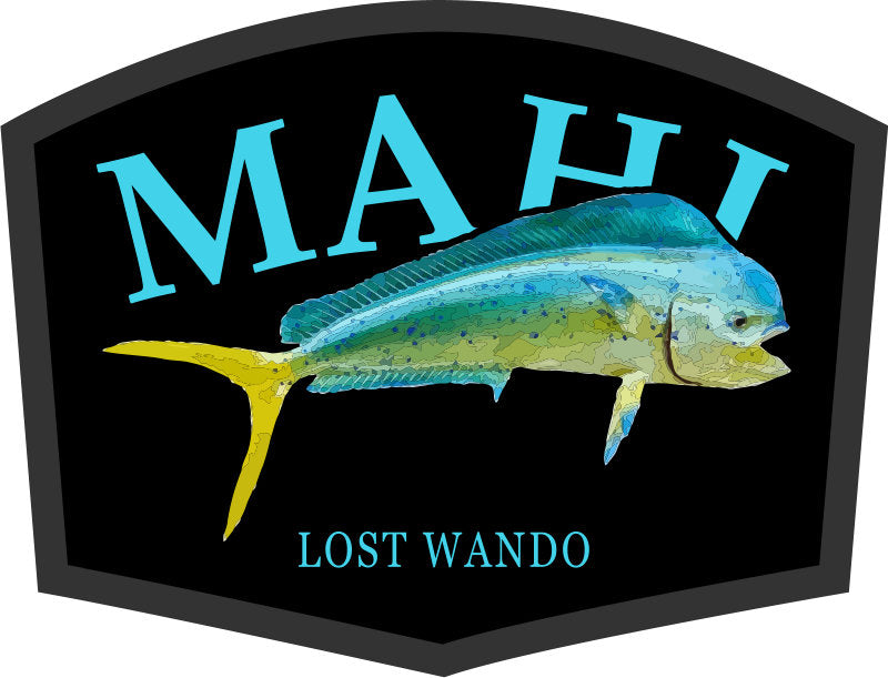 Mahi Color Patch Black/Black Richardson Sports 112 Trucker Snapback Lost Wando Outfitters