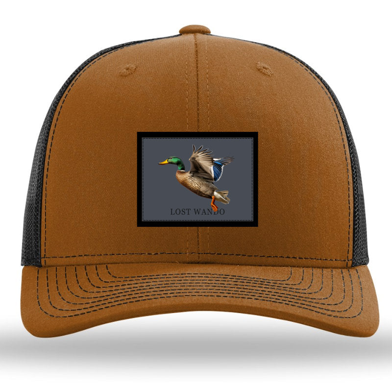 Mallard -Color Sublimated patch -Caramel-Black Richardson 112 Hat Lost Wando Outfitters