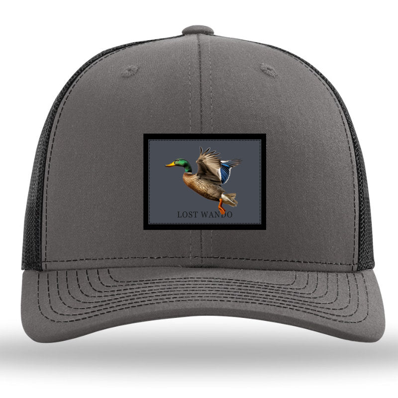 Mallard -Color Sublimated patch -Charcoal-Black Richardson 112 Hat Lost Wando Outfitters - Lost Wando Outfitters