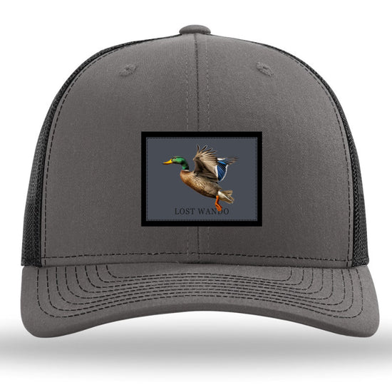 Load image into Gallery viewer, Mallard -Color Sublimated patch -Charcoal-Black Richardson 112 Hat Lost Wando Outfitters
