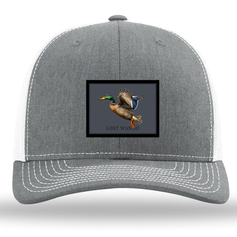 Mallard -Color Sublimated patch -Heather Grey-White Richardson 112 Hat Lost Wando Outfitters - Lost Wando Outfitters
