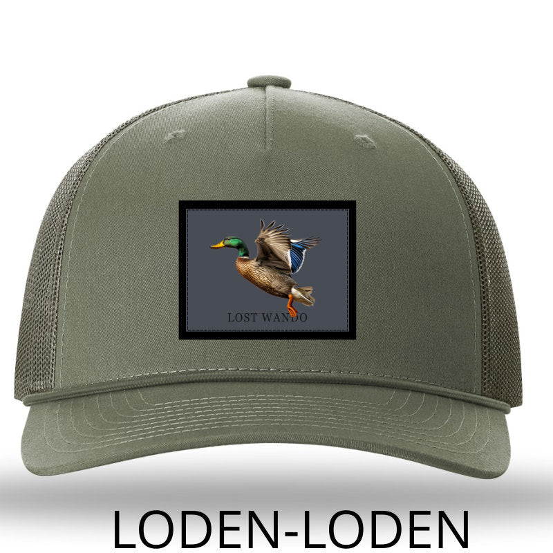 Mallard -Color Sublimated patch -Loden-Loden Rope Richardson 112FPR Hat Lost Wando Outfitters