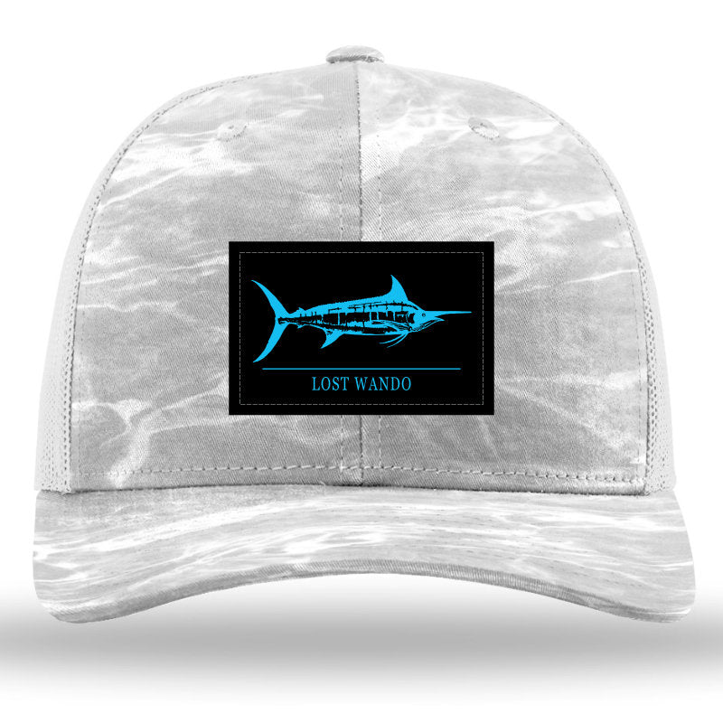 Marlin Woven Patch MossyOak-Elements Bonefish Richardson Sports 112P Trucker Snapback Lost Wando Outfitters - Lost Wando Outfitters