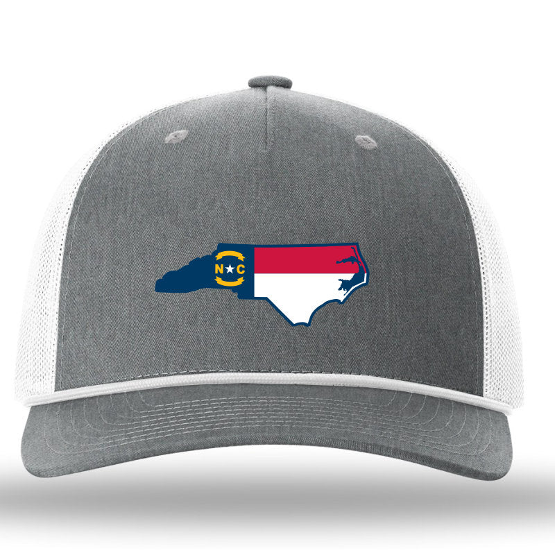 NC Outline Color- Faux Suede Patch -Heather Grey/White Rope  display picture 1