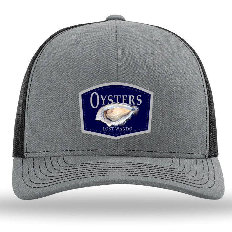 Oyster Color Patch Hat Heather Grey-Black Richardson 112 Lost Wando Outfitters - Lost Wando Outfitters