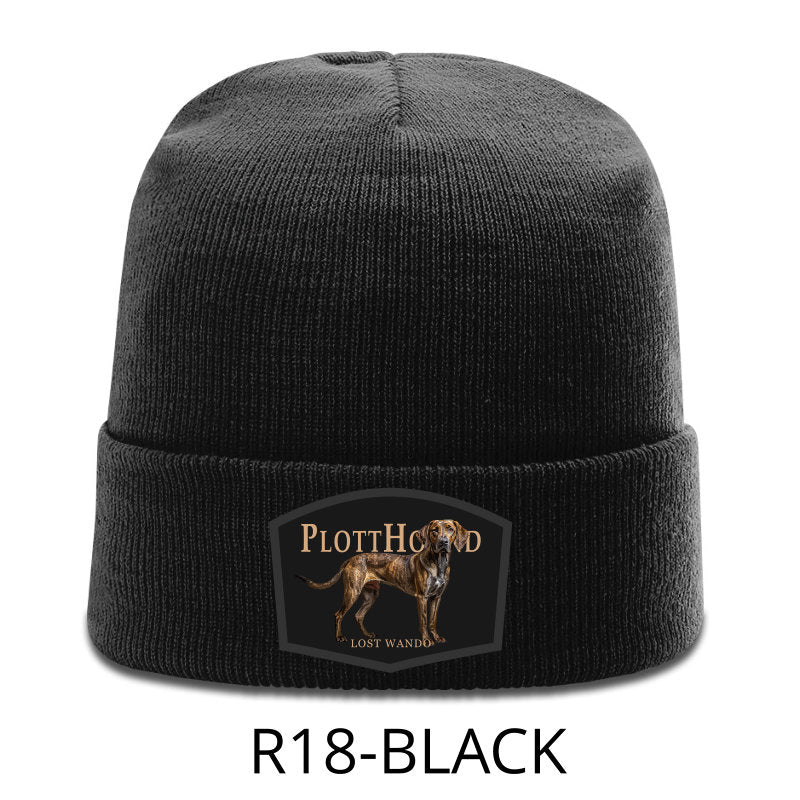 Plott Hound Color Patch Beanie Black Richardson R18 Acrylic Yarn Beanie Lost Wando Outfitters