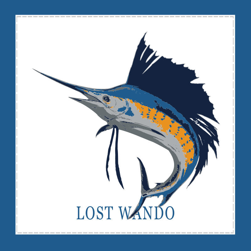 Sailfish Woven Patch Saltwater Duck Camo-Charcoal Richardson Sports 112PFP Trucker Snapback Lost Wando Outfitters