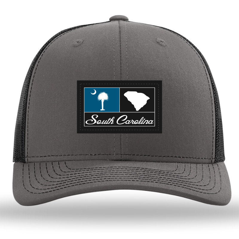 SC Woven Patch -Charcoal-Black Richardson 112 Trucker Snapback Lost Wando Outfitters