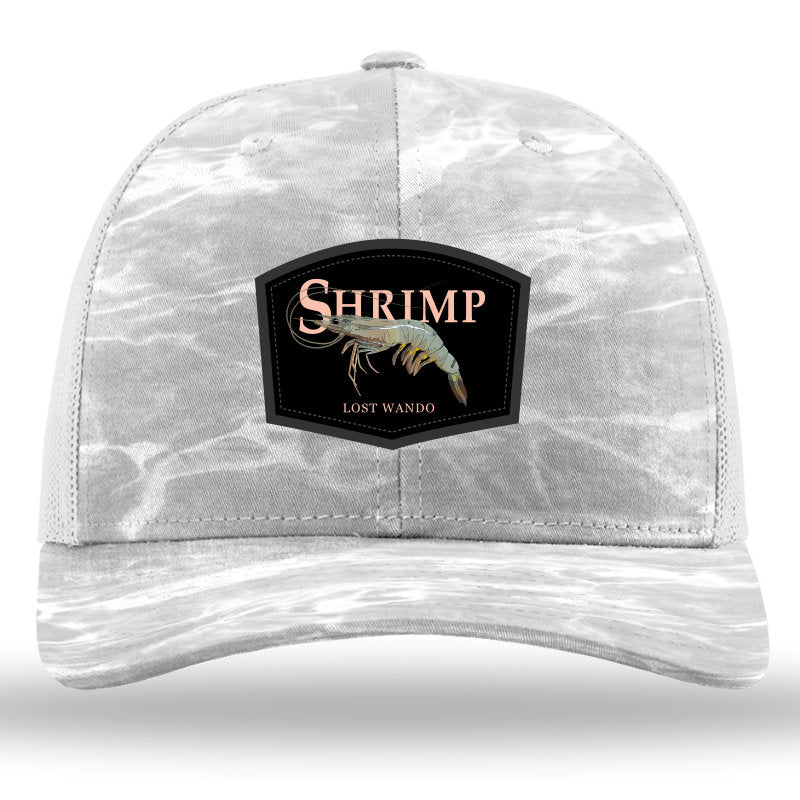 Shrimp Color Patch Hat Mossy Oak Elements Bonefish-Light Grey Richardson 112PFP Lost Wando Outfitters