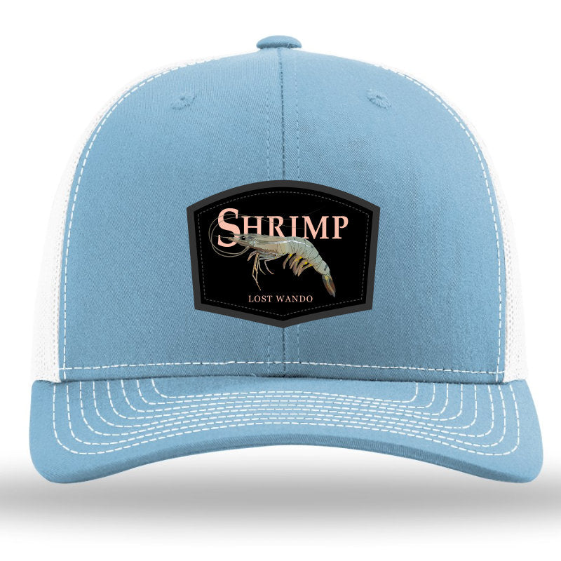 Shrimp Color Patch Hat Columbia Blue-White Richardson 112 Lost Wando Outfitter - Lost Wando Outfitters