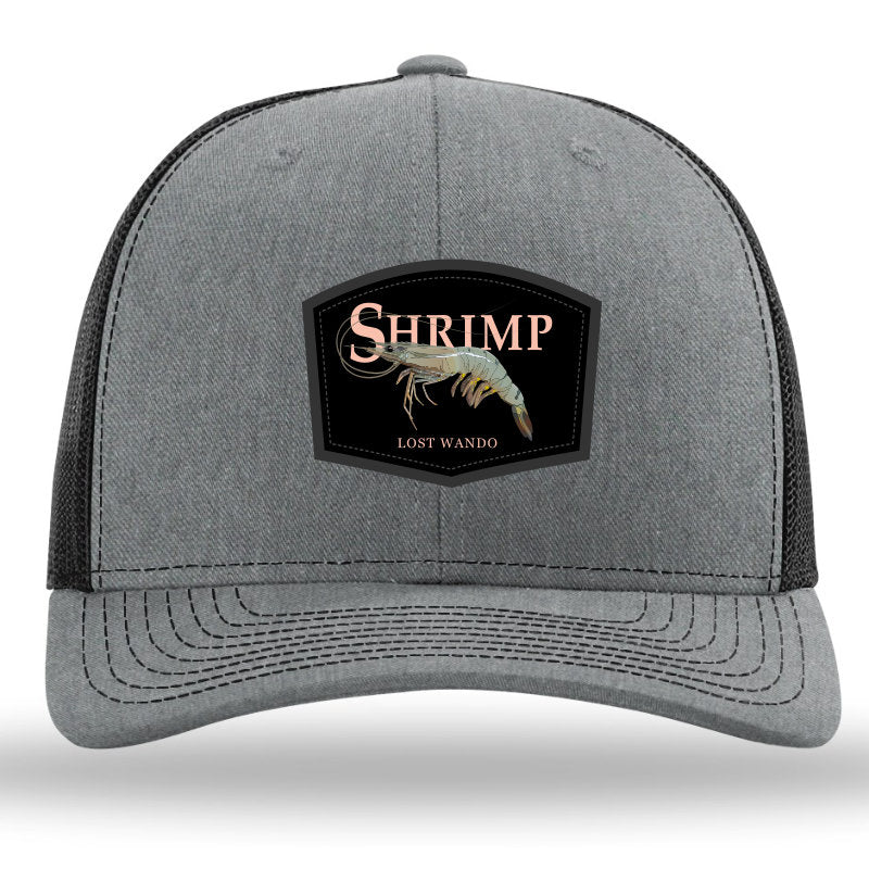 Shrimp Color Patch Hat Heather Grey-Black Richardson 112 Lost Wando Outfitter