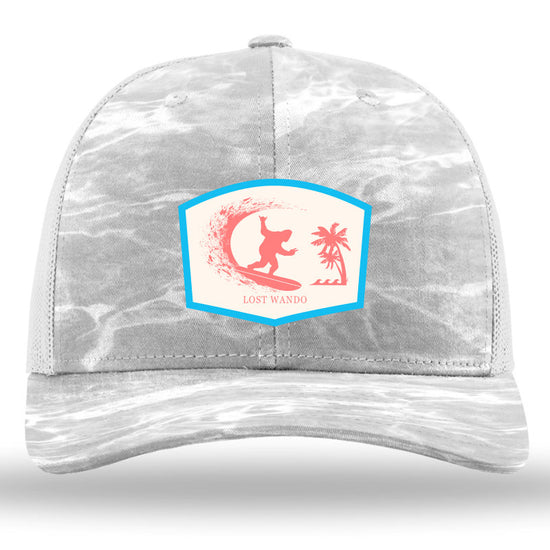 Surfin' Big Foot (BIFF) Woven Patch Mossy Oaks Elements Bonefish Camo-Light Grey Richardson Sports 112 Trucker Snapback Lost Wando Outfitters