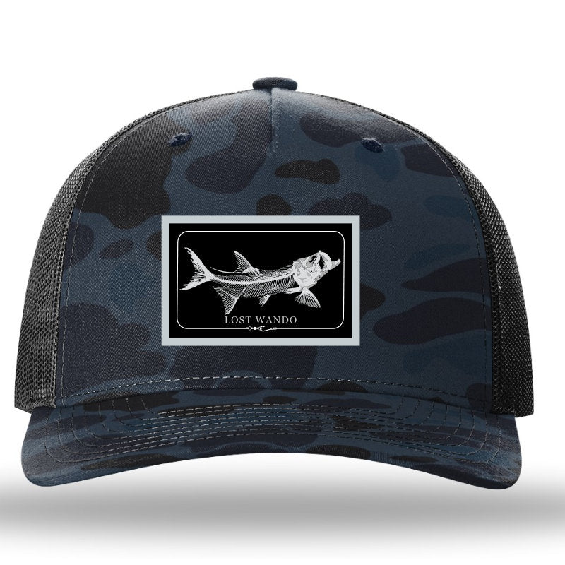 Tarpon Bonefish Color Patch Admiral Duck Camo/Charcoal Richardson Sports 112PFP Trucker Snapback Lost Wando Outfitters