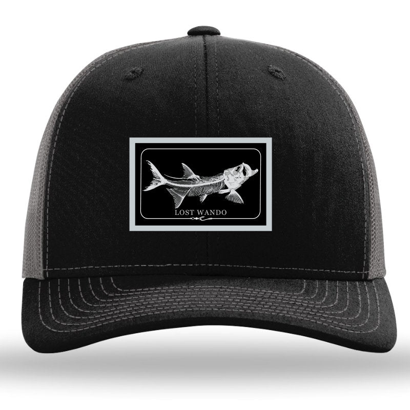 Tarpon Bonefish Color Patch Black/Charcoal Richardson Sports 112 Trucker Snapback Lost Wando Outfitters