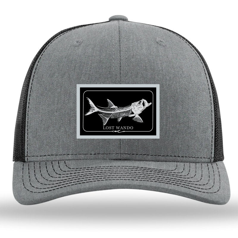 Tarpon Bonefish Color Patch Heather Grey/Black Richardson Sports 112 Trucker Snapback Lost Wando Outfitters - Lost Wando Outfitters