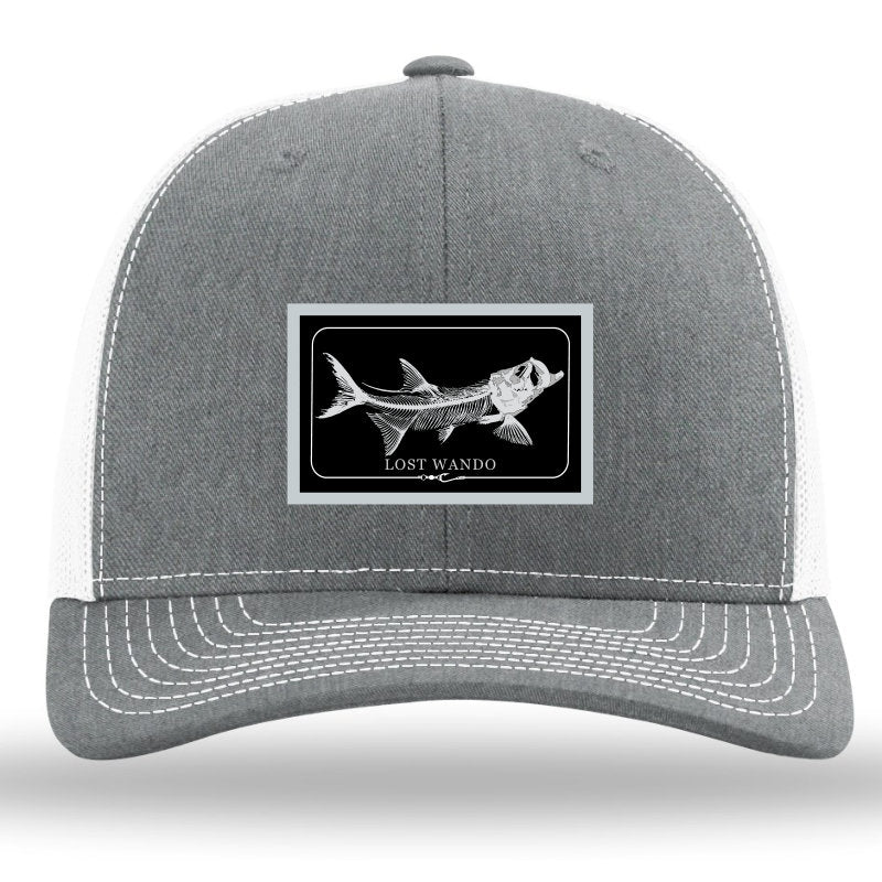 Tarpon Bonefish Color Patch Heather Grey/White Richardson Sports 112 Trucker Snapback Lost Wando Outfitters - Lost Wando Outfitters