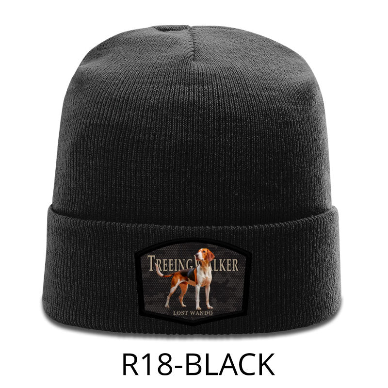Treeing Walker Color Patch Beanie Black Richardson R18 Acrylic Yarn Beanie Lost Wando Outfitters