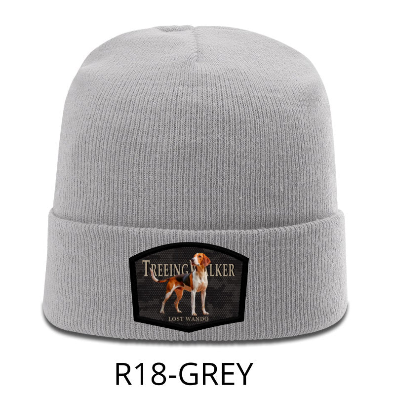 Treeing Walker Color Patch Beanie Grey Richardson R18 Acrylic Yarn Beanie Lost Wando Outfitters