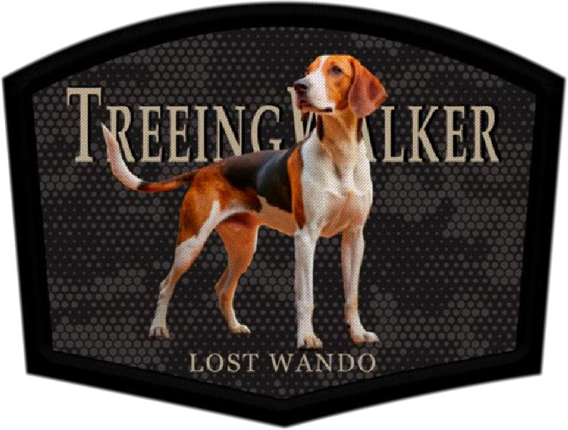 Treeing Walker Color Patch Black/Black Richardson 112 Snapback Trucker Hat Lost Wando Outfitters