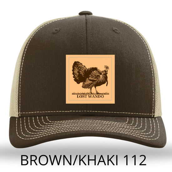 Turkey Leather Patch Brown-Khaki Richardson 112 Hat Lost Wando Outfitters - Lost Wando Outfitters